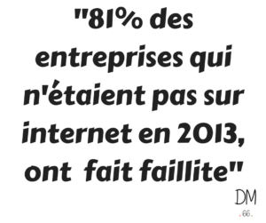 entreprise sans internet faillite